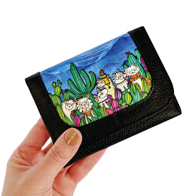 Billetera pequeña diseño Alpacas