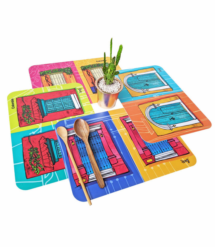 Juego de individuales Colombia