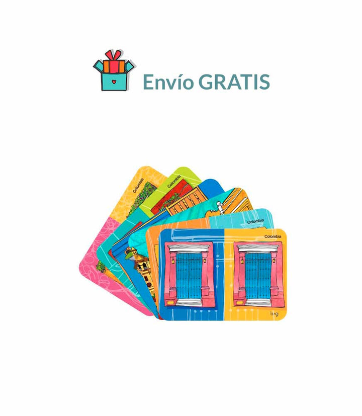 Juego de individuales Colombia