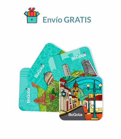 Portavasos x4 diseño Bogotá x 4