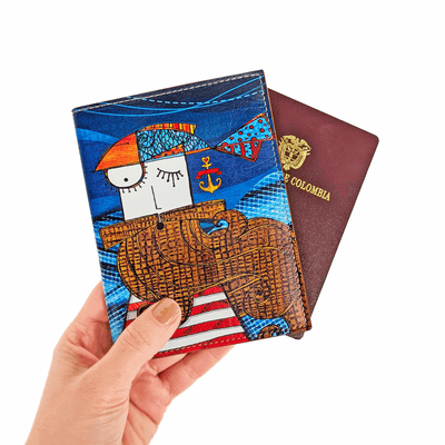 Portapasaportes diseño Pirata