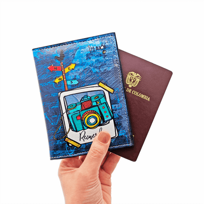 Portapasaportes diseño Cámara