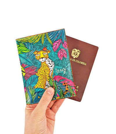 Portapasaportes diseño Jaguar