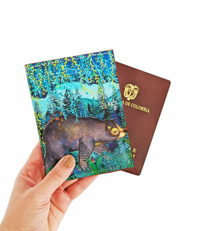 Portapasaportes diseño Oso